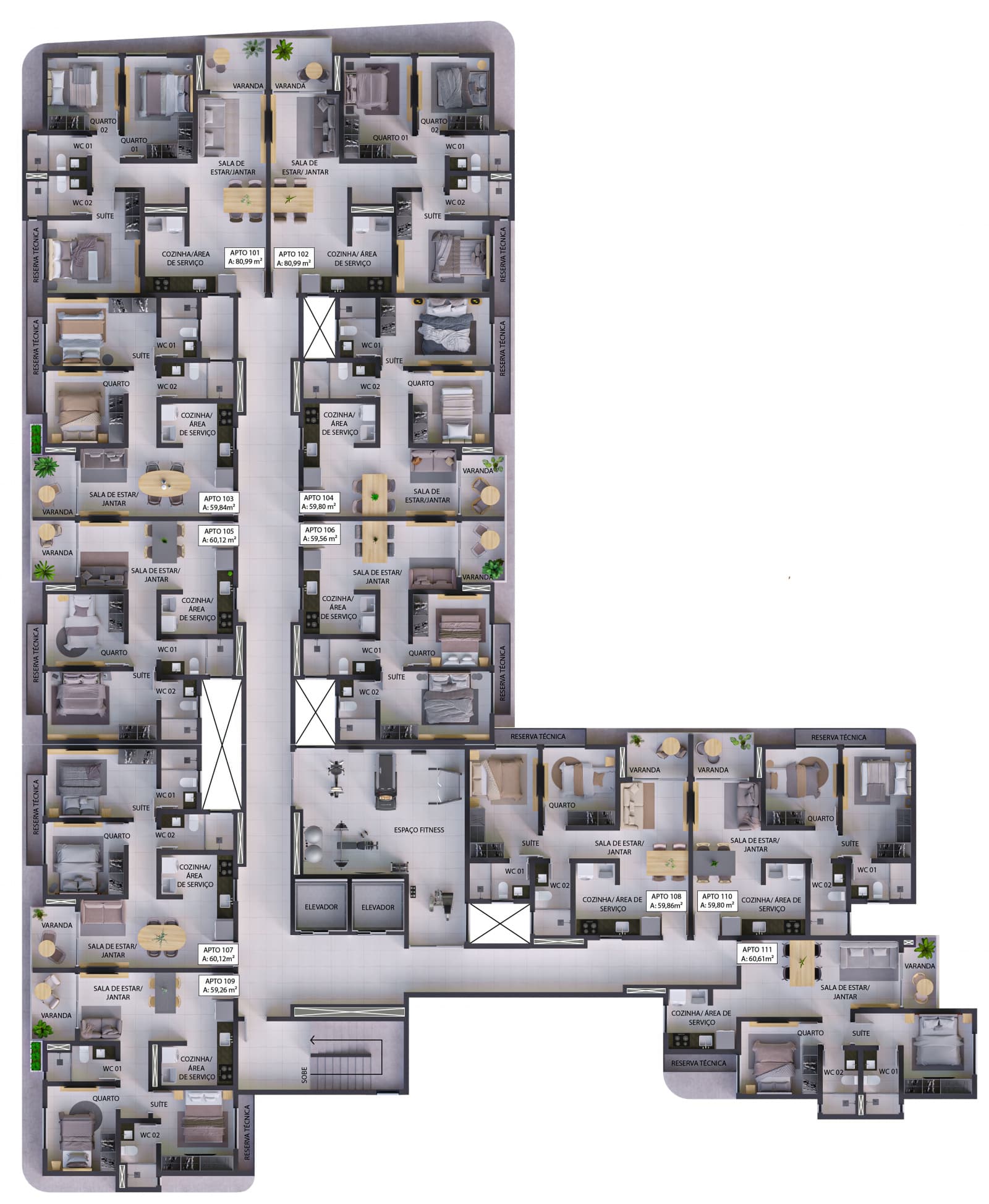 Planta Pavimento 1