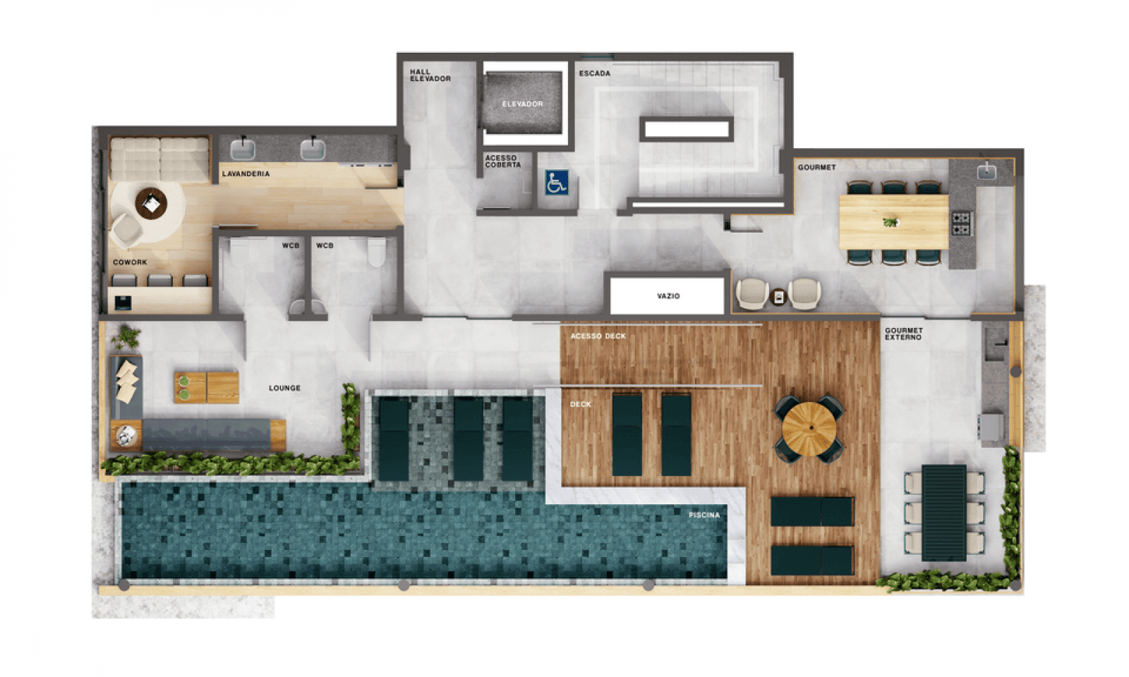 Pavimento Cobertura/Lazer