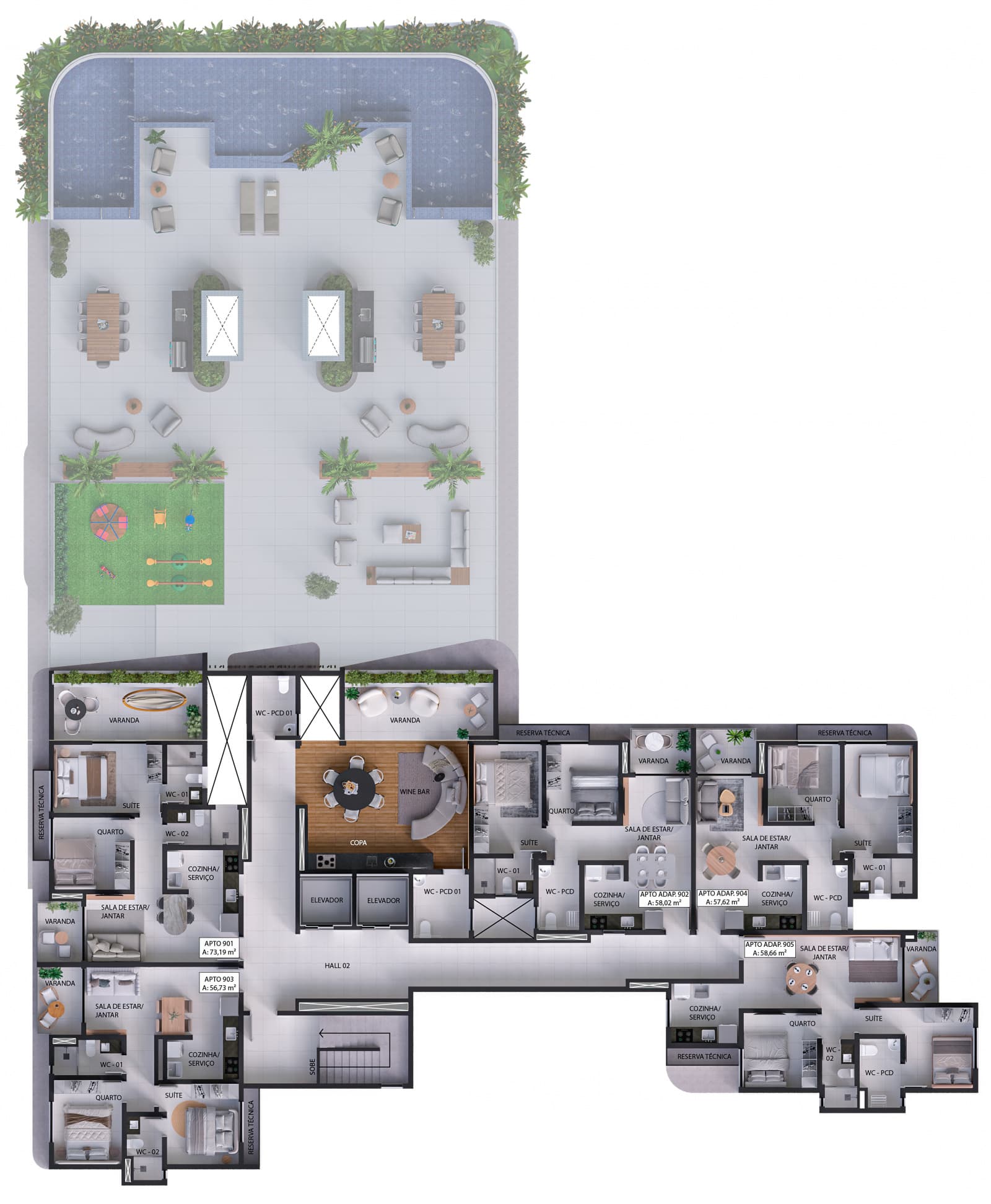 Planta Pavimento 9