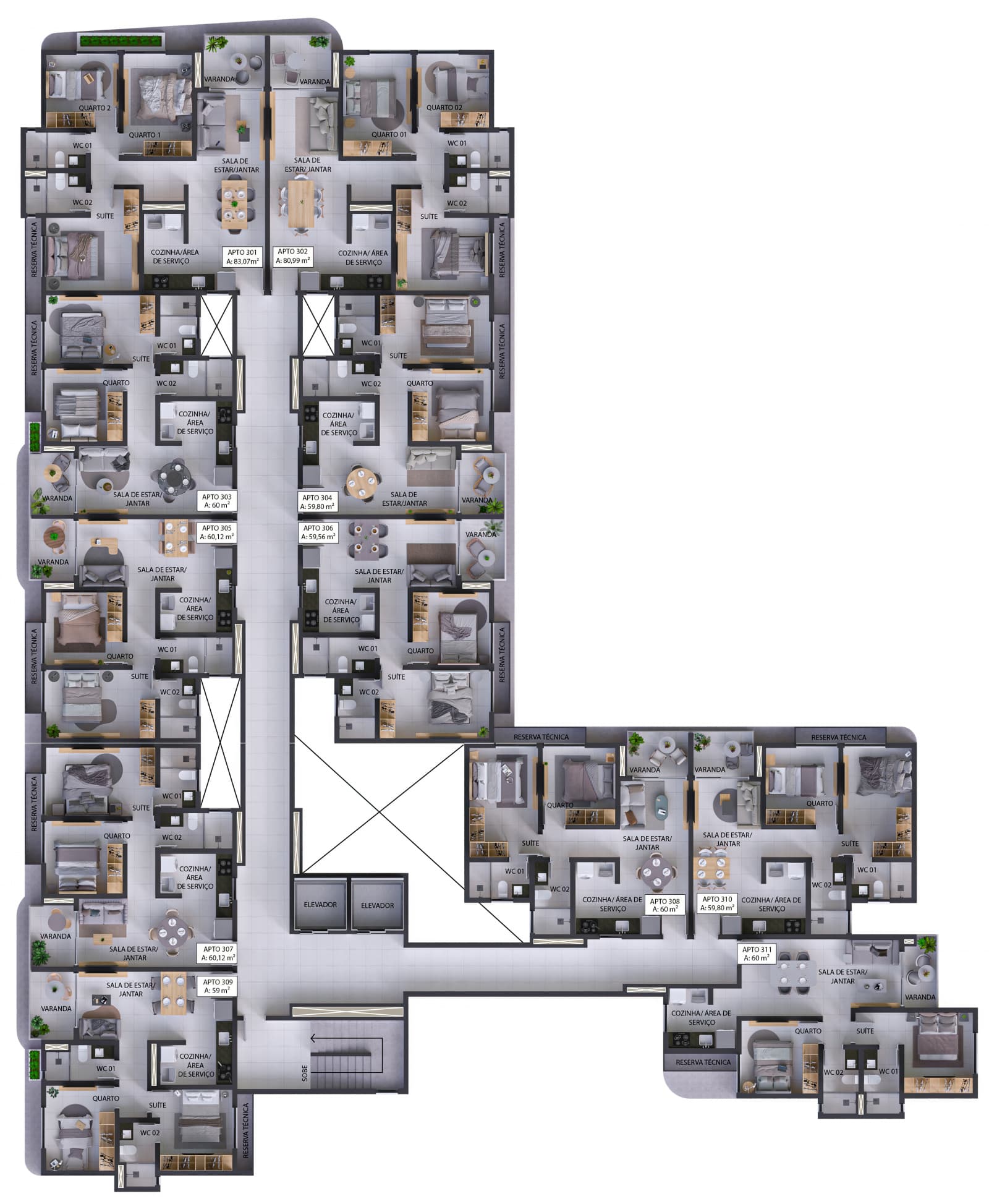 Planta Pavimento 3